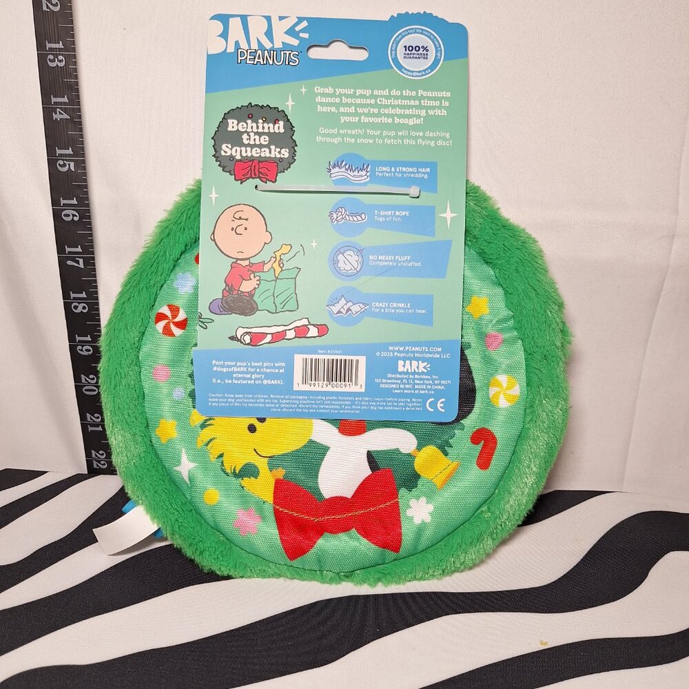 NWT Bark Disc the Halls Dog Toy All Dog Sizes - Picture 2 of 2